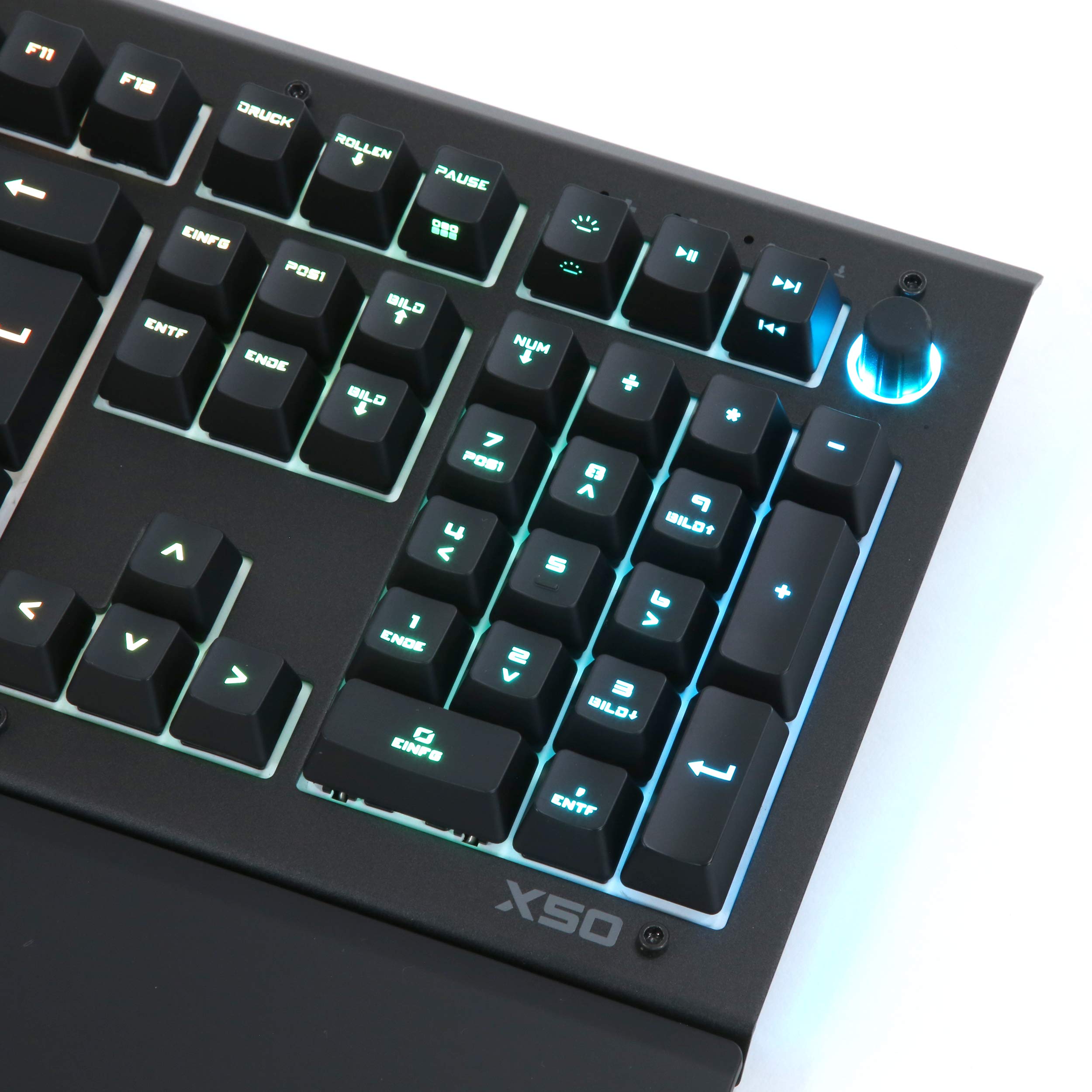 Das Keyboard X50Q Mechanische Gaming Tastatur QWERTZ DE Layout