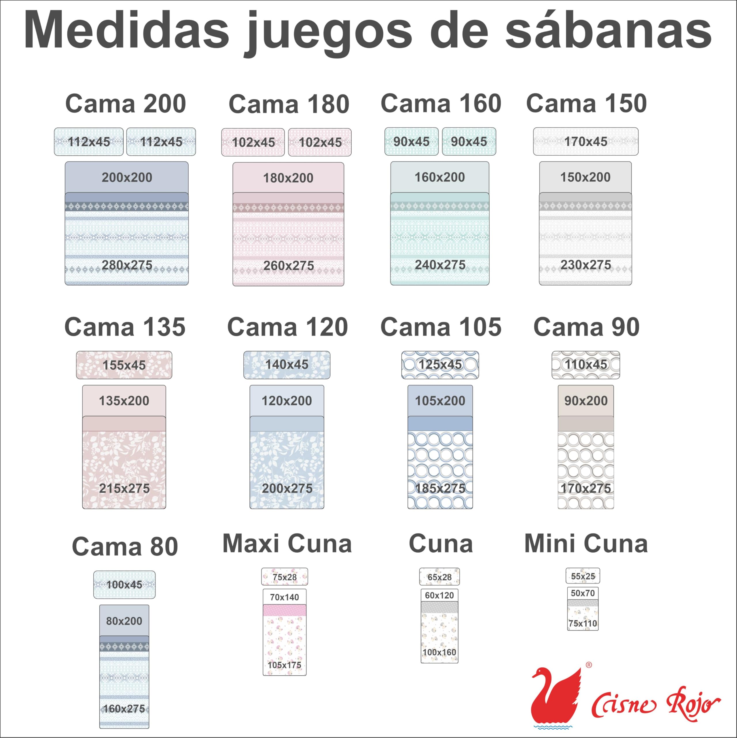 Cisne Rojo Juego de Sabanas Pirineo.Juego de Sabanas Invierno. Sabanas Estampadas Calentitas. Calidad y Diseño. para Cama 180 cm. Color Visón. Modelo Aros. (100149-180-VS)