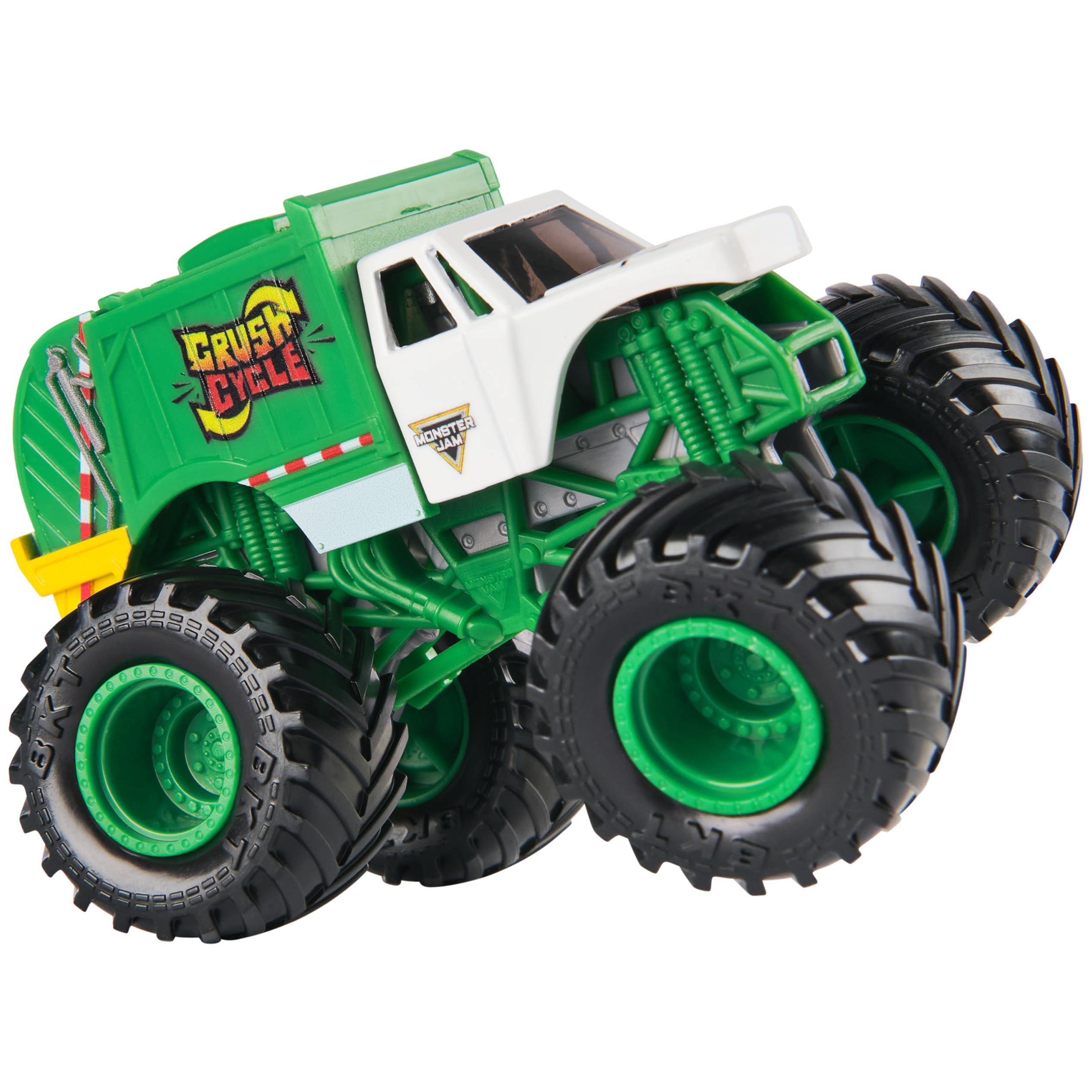 Monster Jam, Oficjalna ciężarówka Crush Cycle Monster Truck w skali 1:64 zabawki dla dzieci od 3 lat