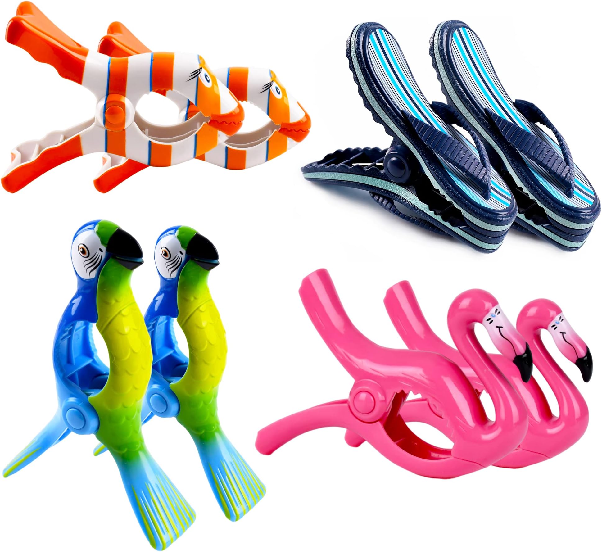 Amazon.com: 10 Pcs Beach Towel Clips Holders Portable Towel Clips for