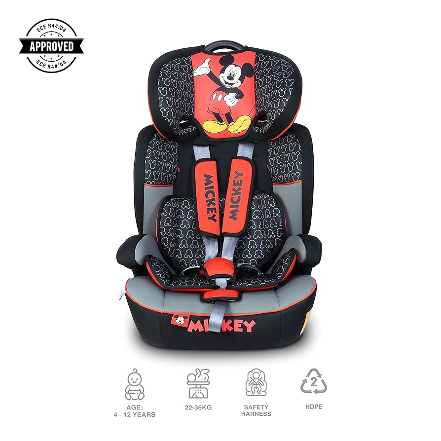 その他 Have a seat + mickey family Disney Mickey Mouse Baby/Kids 3-in-1 Car Seat + Booster Seat