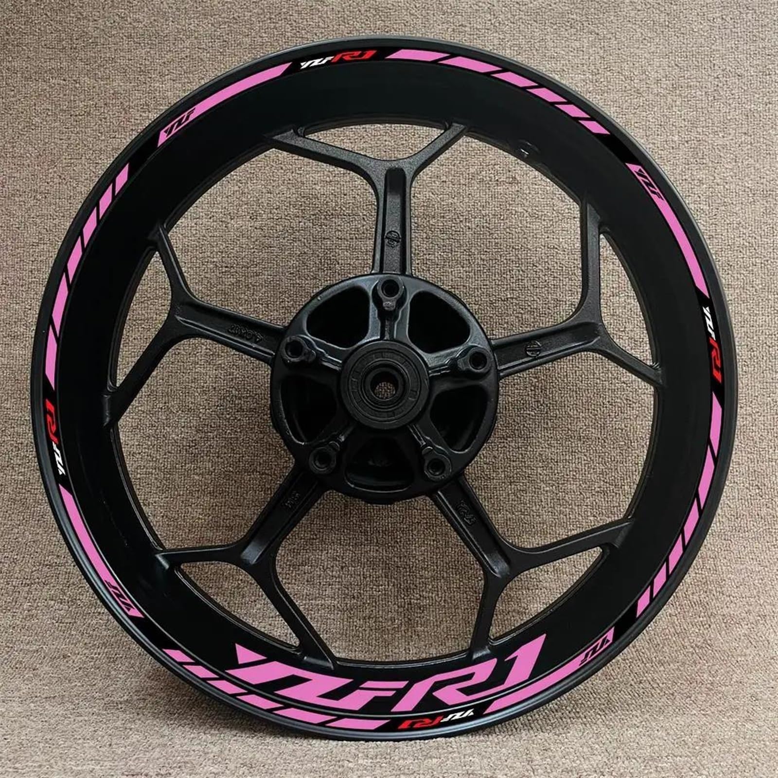 Stickers Motorcycle Wheel Stickers Night Reflective Decorative Rim for YZFR1 YZF-R1(Style 29)