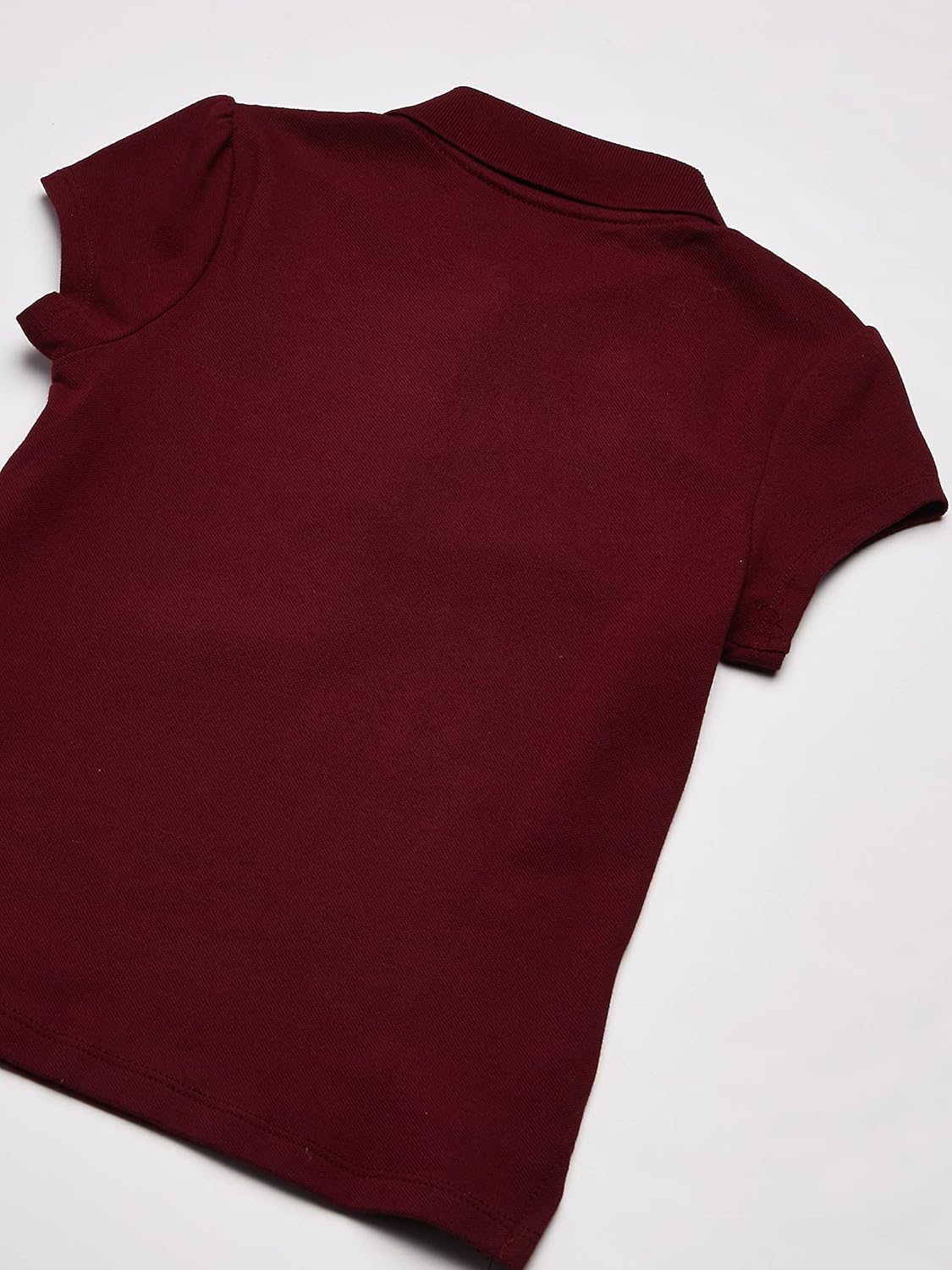 The Children's Place Girl's Short Sleeve Ruffle Pique Polo Shirt - Image 5