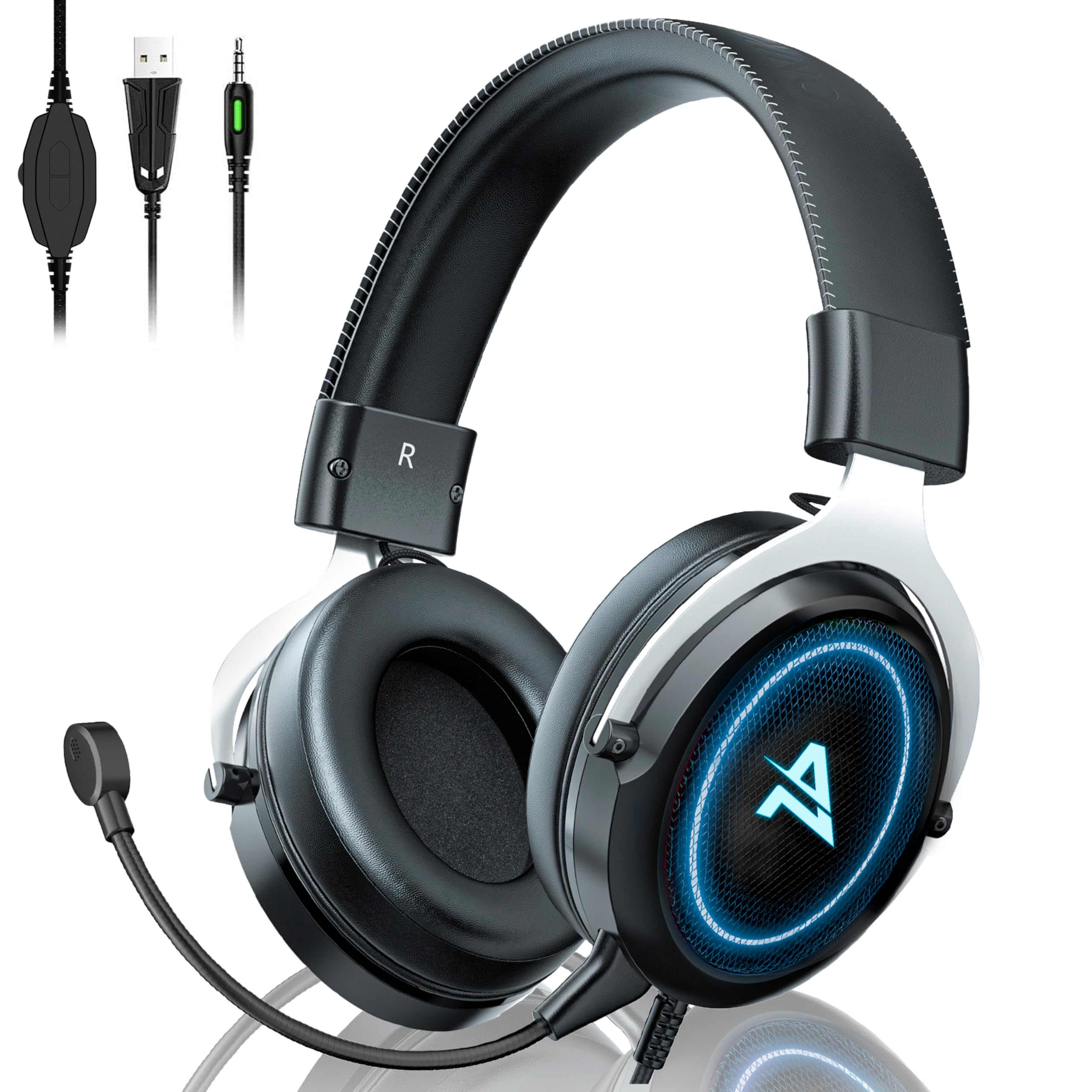 Amazon.com: Aimzone Gaming Headphones with Mic, Noise Isolation