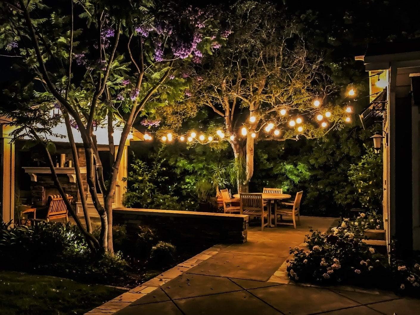 String Lights, LED G40 Globe Waterproof String Light with 25 Bulbs-UL Listd for Indoor/Outdoor Commercial Decor Use Weatherproof Light Tents Market CafePorch Backyard Bistro Party