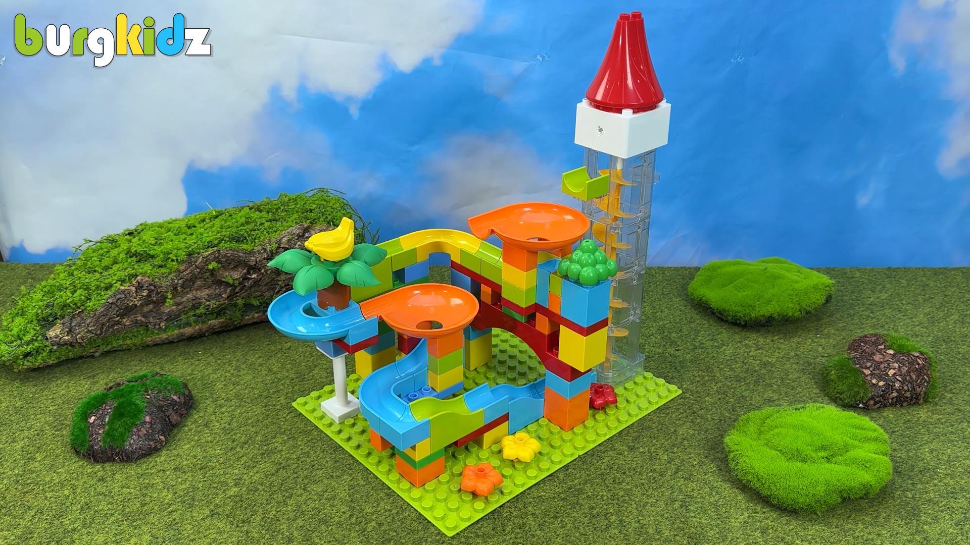 スポーツトイ・アクショントイ at design lab I Amazon.com: Marble Run Toy Motorized Elevator Marble Maze Kit with