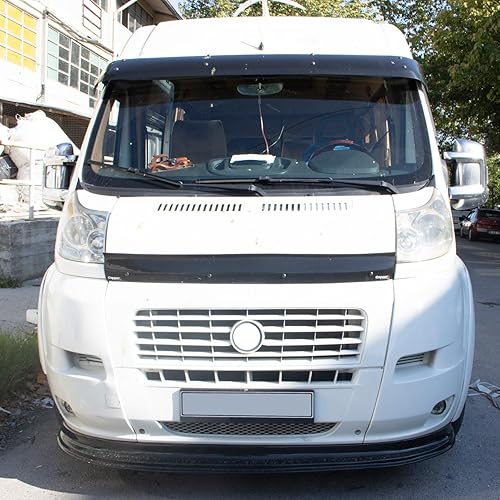 Miniatura 4 de BMY - Deflector de capó/protector de insectos delantero compatible con Peugeot Boxer 2006-2014 Protector de capó | Partículas e insectos |