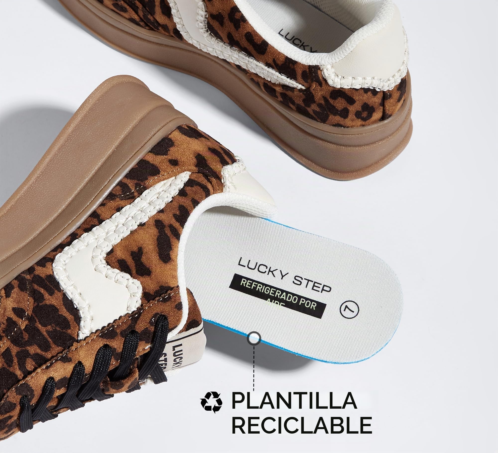 LUCKY STEP Zapatillas de Plataforma para Mujer – Zapatillas Chunky de Moda, Calzado Casual con Cordones, Cómodas para Caminar y Uso Diario