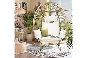 All-Weather Wicker Egg Chair for Ultimate Indoor/Outdoor Relaxation