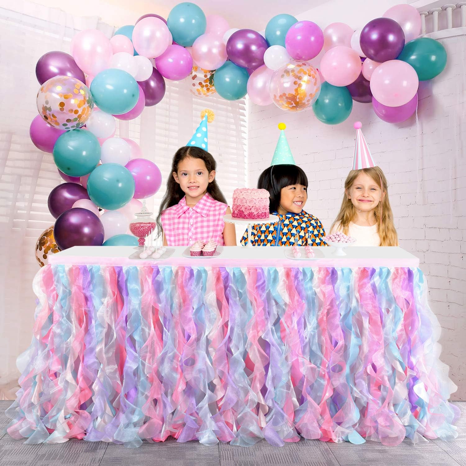 Crazy Deals Wizland 9ft Tulle Table Skirt Fluffy Table Skirt Table Cover for Rectangle or Round Tables Wedding,Baby Shower,Birthday Party&Home Decoration .(Multicolor) 🔥 Cashback up to 70% Wizland 9ft Tulle Table Skirt Fluffy Table Skirt Table Cover for Rectangle or Round Tables Wedding,Baby Shower,Birthday Party&Home Decoration .(Multicolor)