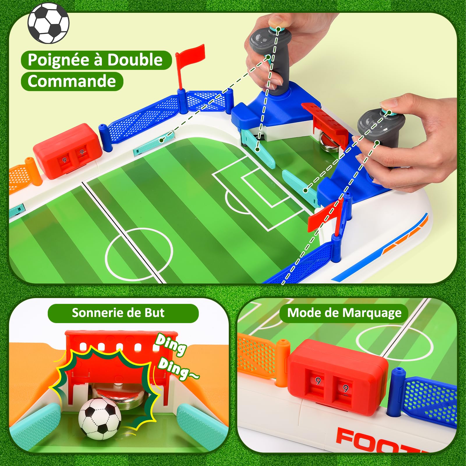 Mini Baby Foot Enfant Adulte - Jeux de Société pour Enfants