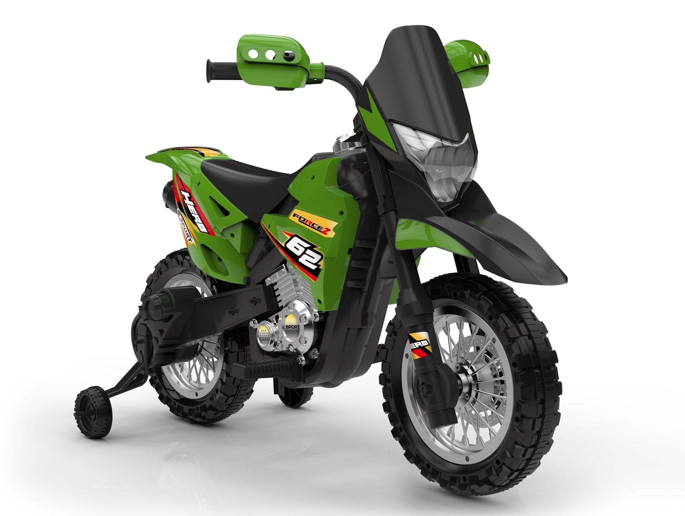 motorcycle with stabilisers