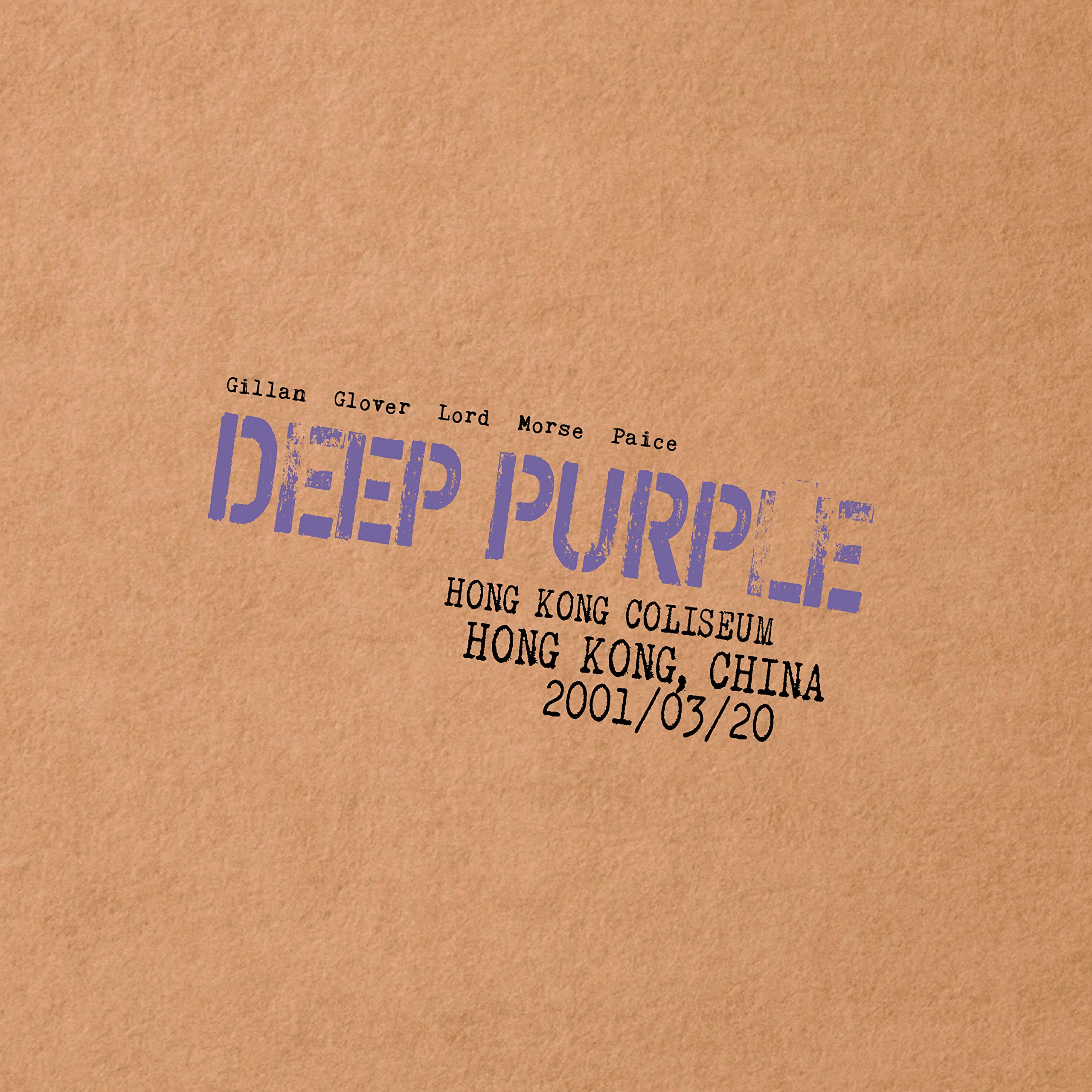 Live In Hong Kong (Limited Purple Marble