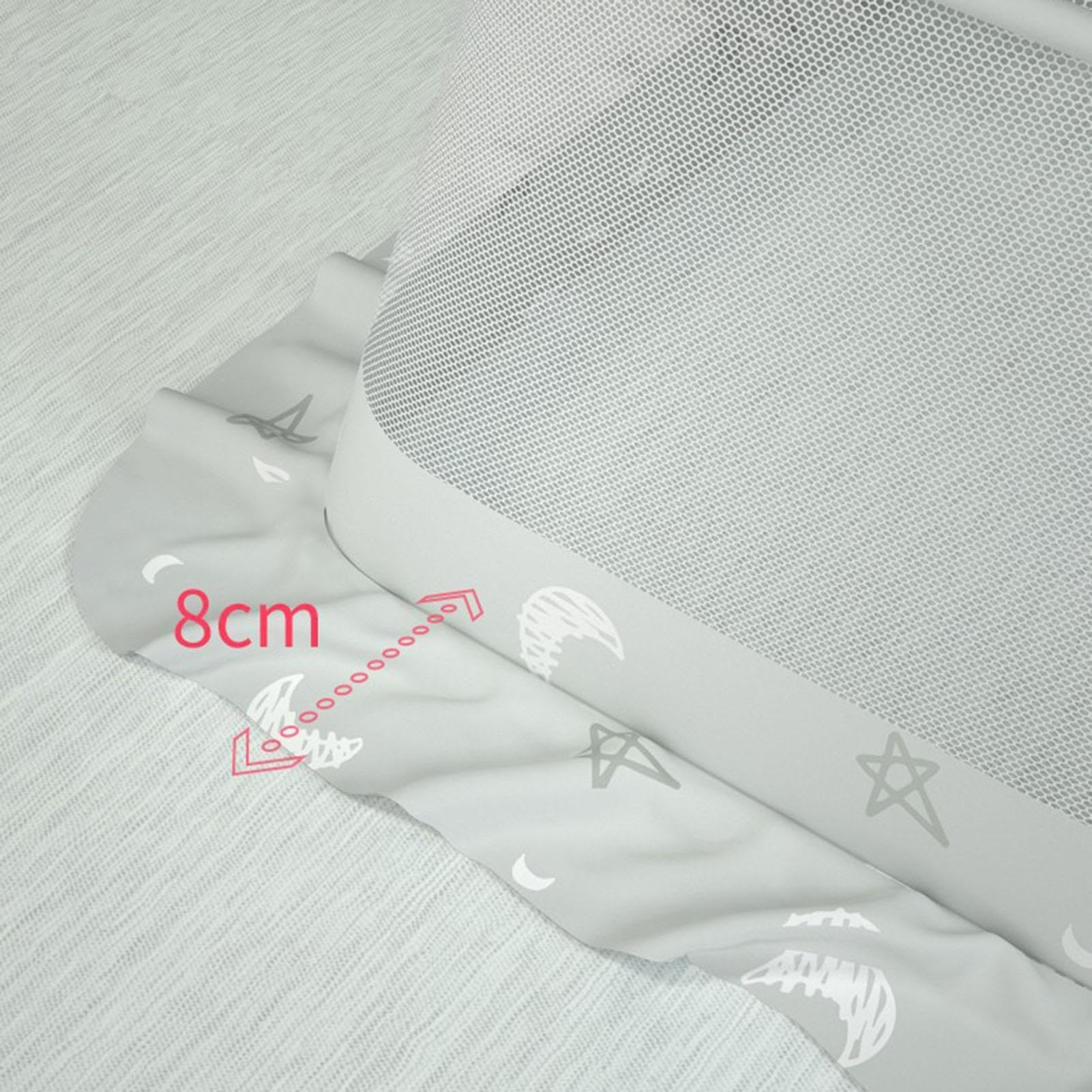 Babysicherheit Kinderbett Zelt, Babybett Zelt | Klappernte Netting -Babybettwäsche | Semi-Shading Foldable Tragbares Babybett-Sicherheits-Baldachin-Netzabdeckung für Kleinkindbett sicher