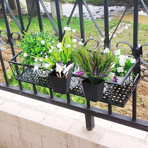 Miniatura 5 de 8 portavasos colgantes, accesorios de carrito rodante, accesorios de carrito utilitario para suministros de manualidades, cubos organizadores de