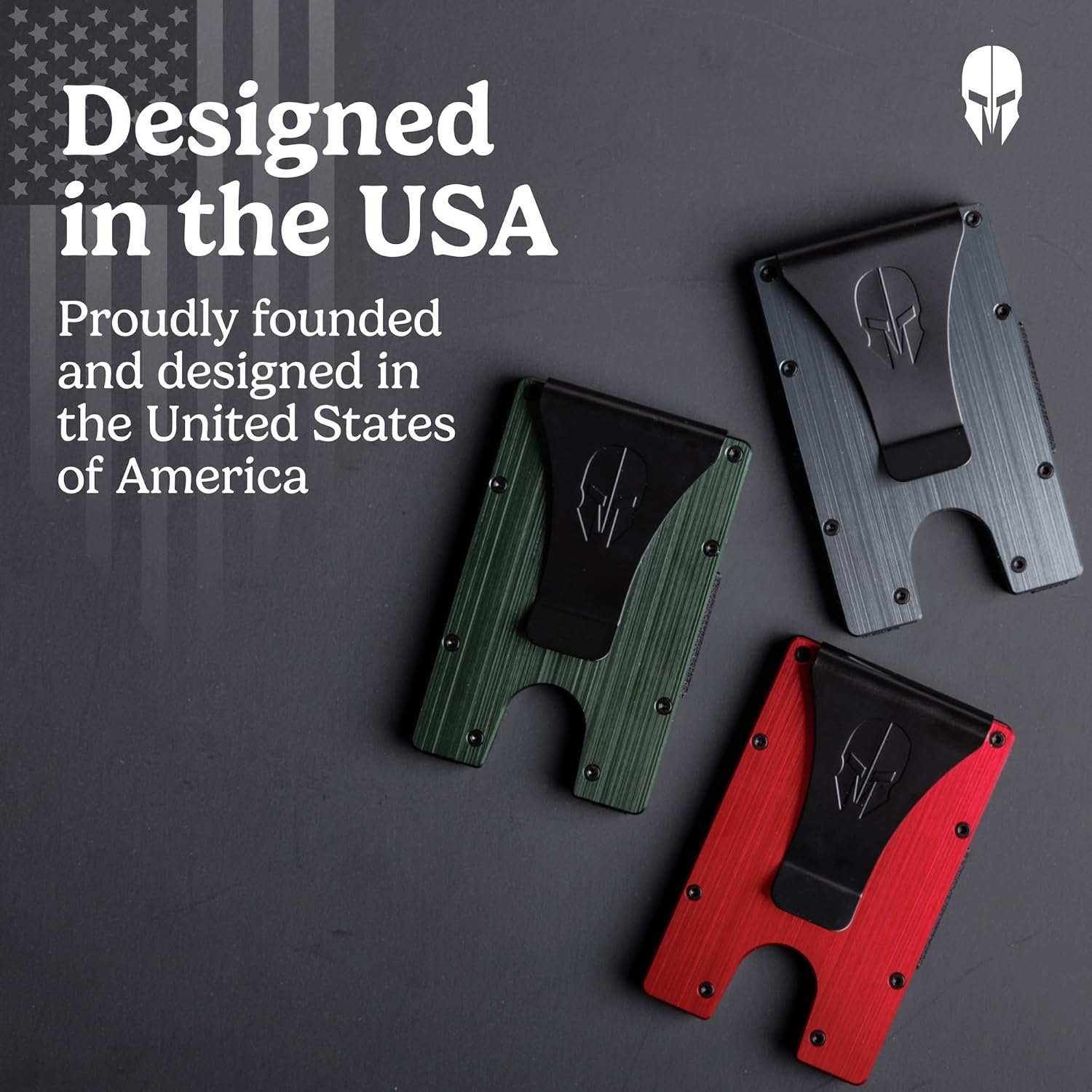 Military Minimalist Wallet - Slim Tactical RFID Blocking Aluminum Metal Credit Card Holder with Money Clip for Men (Army Green) - Image 4