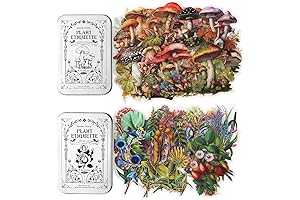 Botanical PET Ephemera Stickers Kit