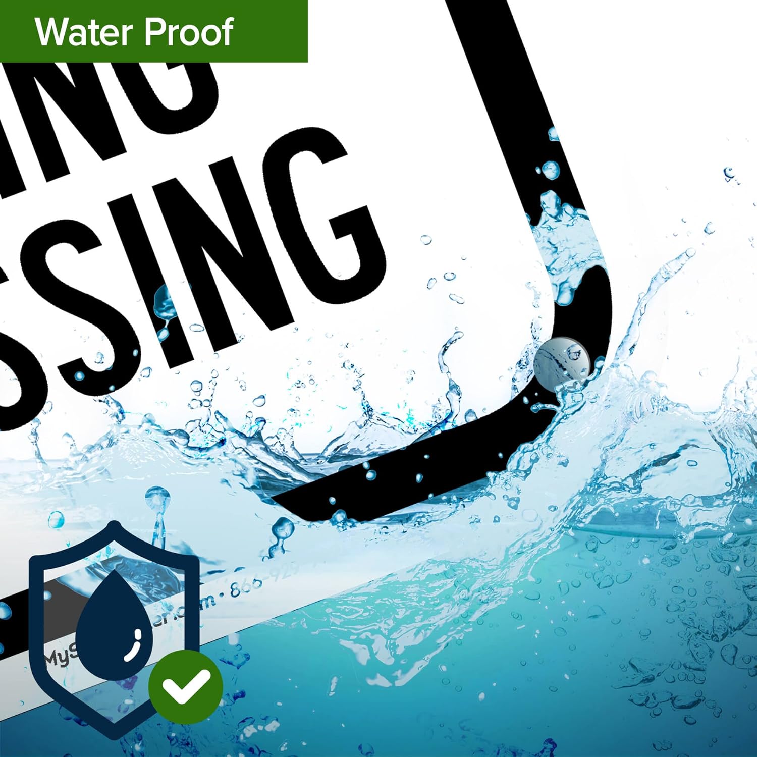 Dead End Private Road No Soliciting No Trespassing Sign, 12"x18" Polyethylene, Indoor/Outdoor Use, USA MADE By My Sign Center