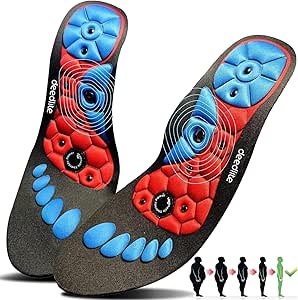 Jortmrd Magnetische Einlegesohlen - Akupressur Einlagen Für Männer & Frauen