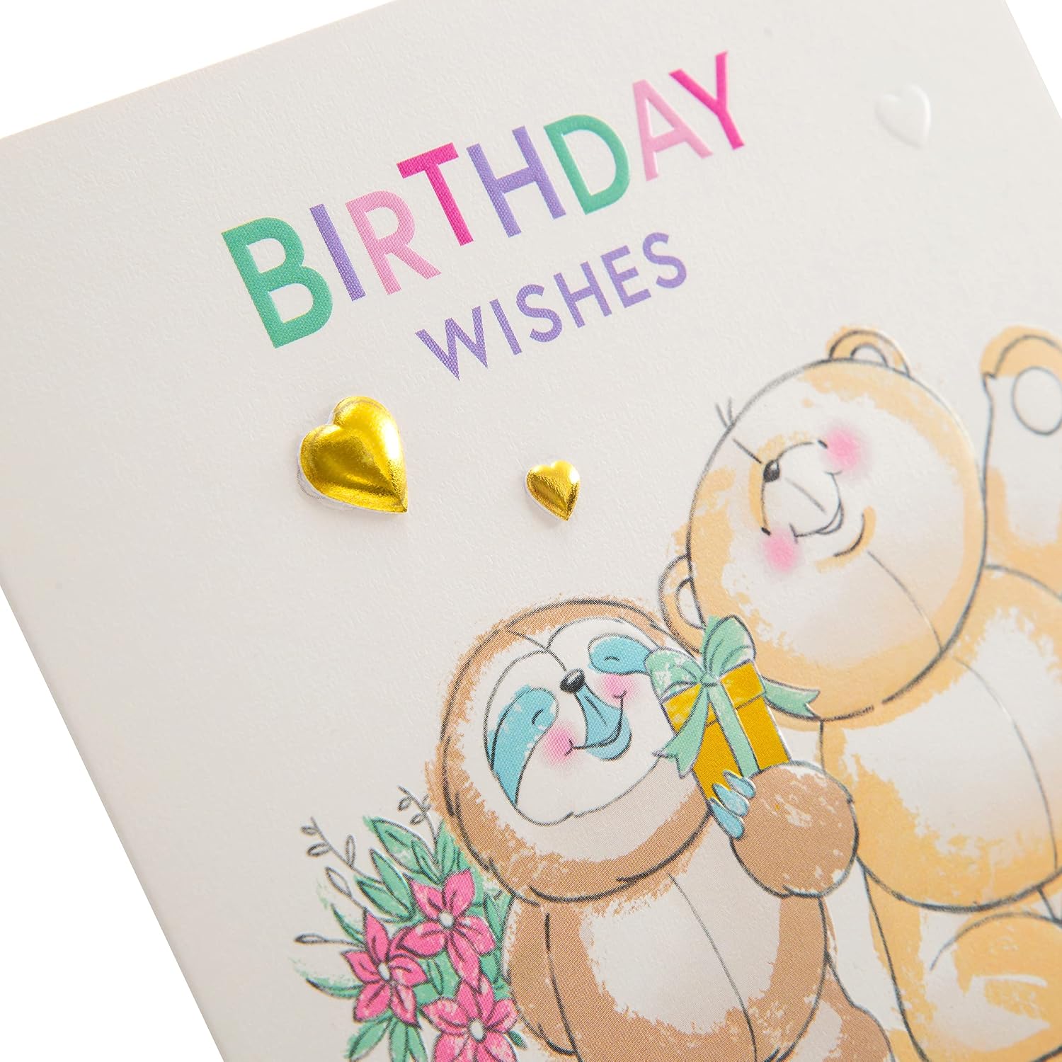 Hallmark Birthday Card - Cute Forever Friends Contemporary Design