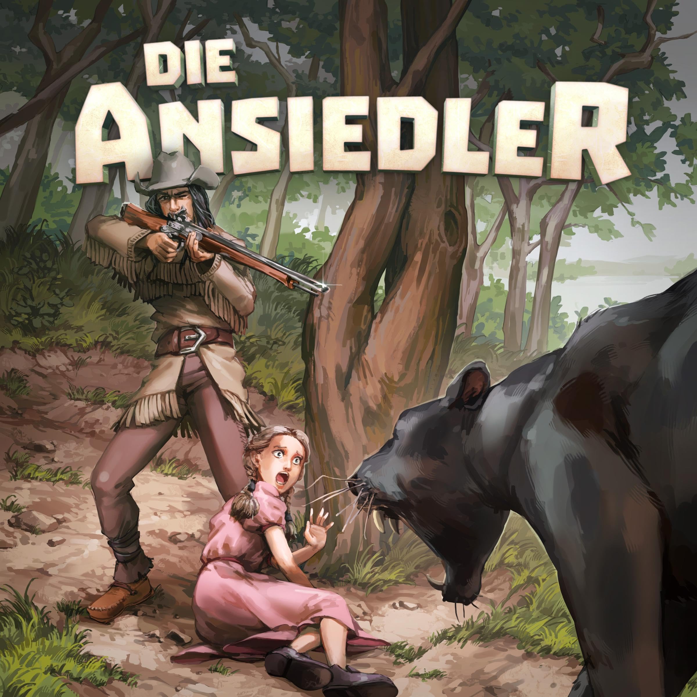 Cover art for Die Ansiedler (Lederstrumpf 4)