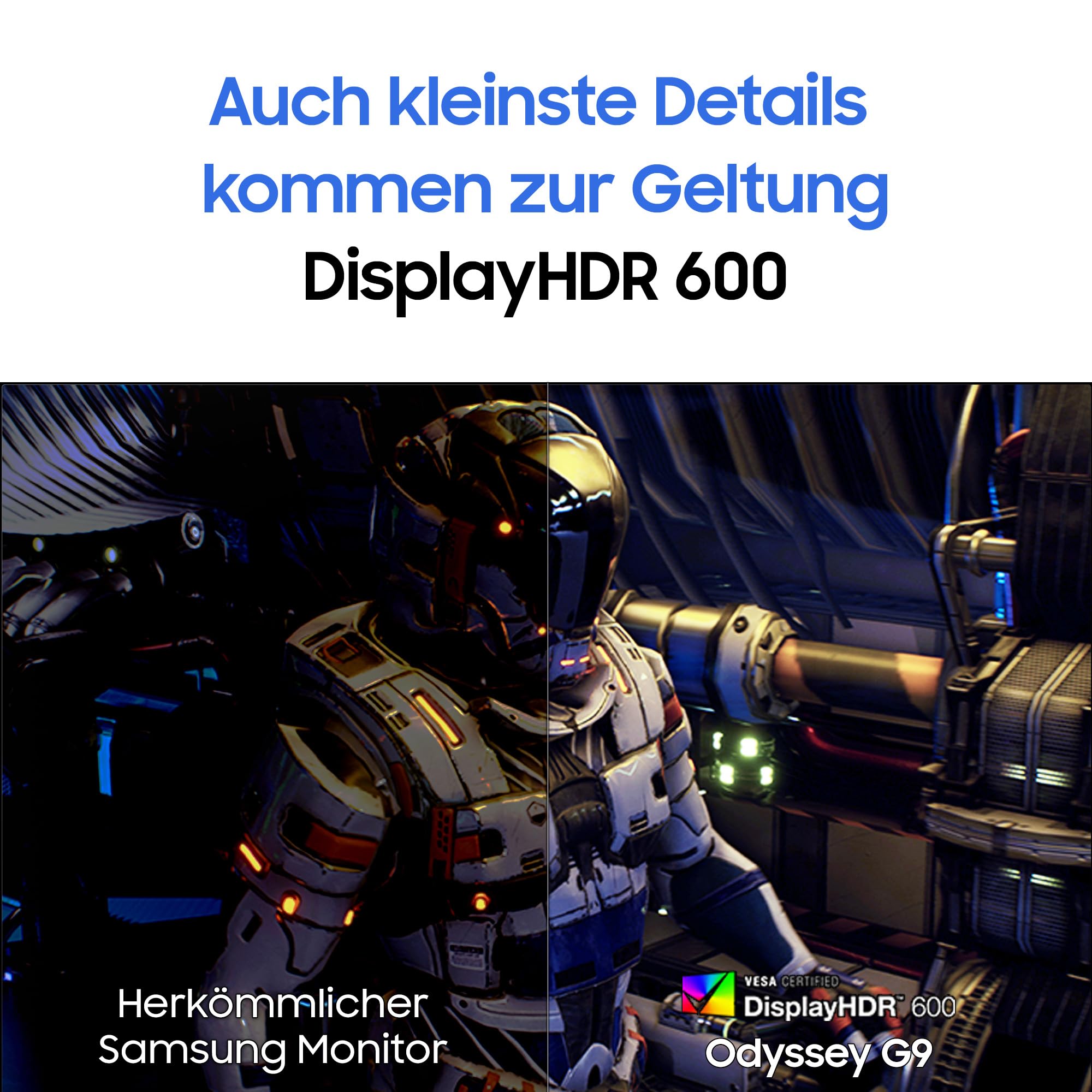 Samsung Odyssey G91F 49 Zoll Ultrawide Curved Gaming Monitor DQHD 5120x1440 144Hz 1ms DisplayHDR 600 AMD FreeSync Premium Pro