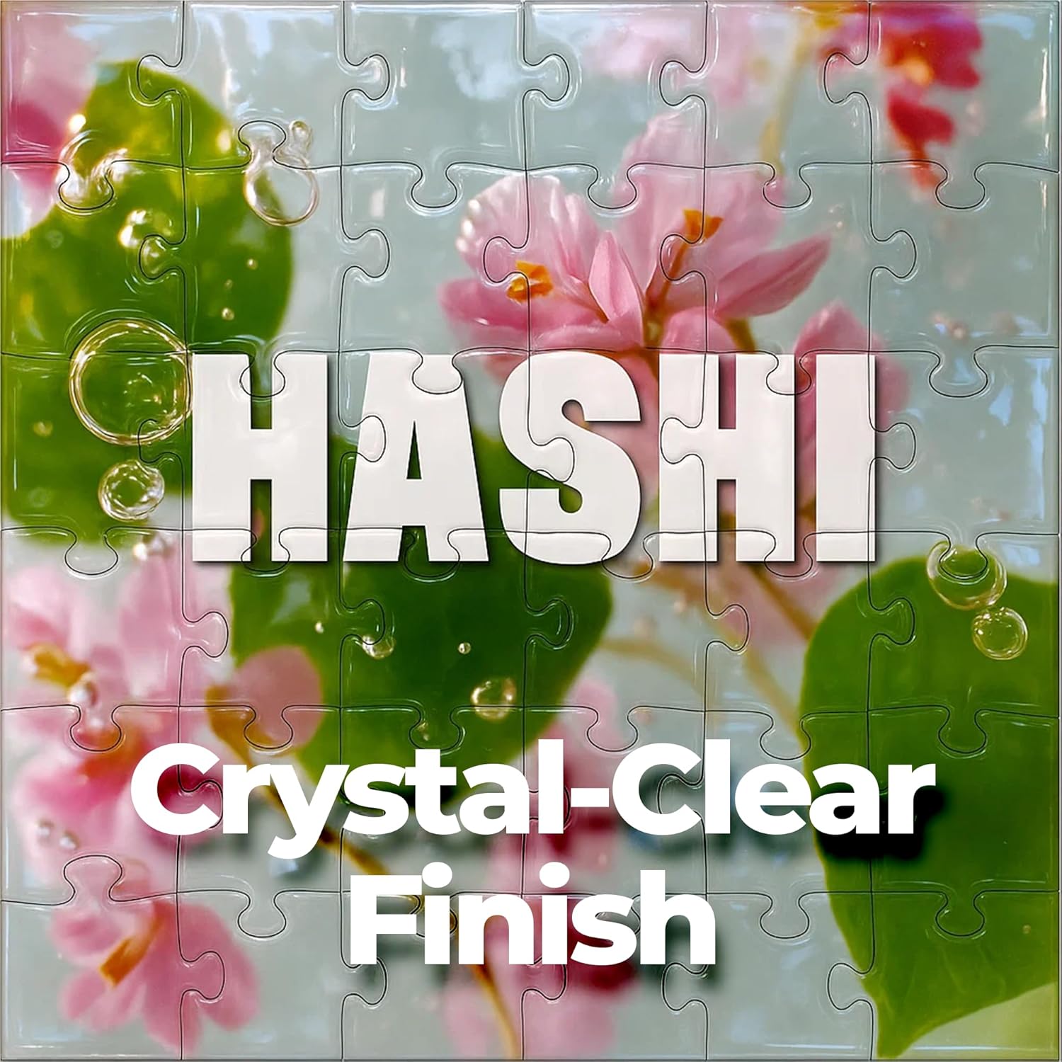 HASHI Puzzle Glue (8oz) with Silicone Applicator + HASHI Puzzle Saver 8 Sheets (12.4 x 15.3 inches)