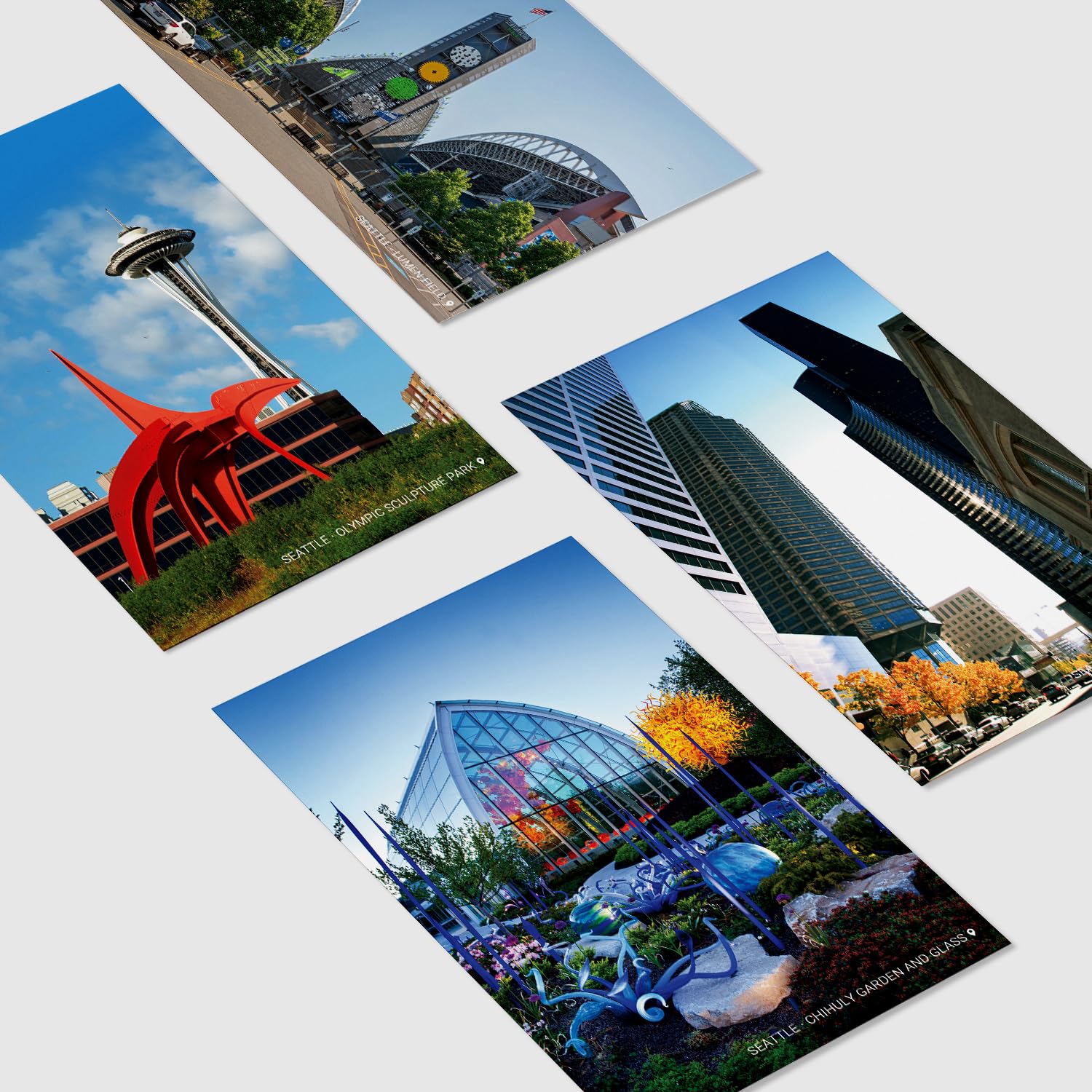 Dear Mapper Vintage Seattle Landscape Postcards - Pack Of 20, 4x6 Inch, For Mailing, Decor, Or Gifts (No Envelopes) - View #5