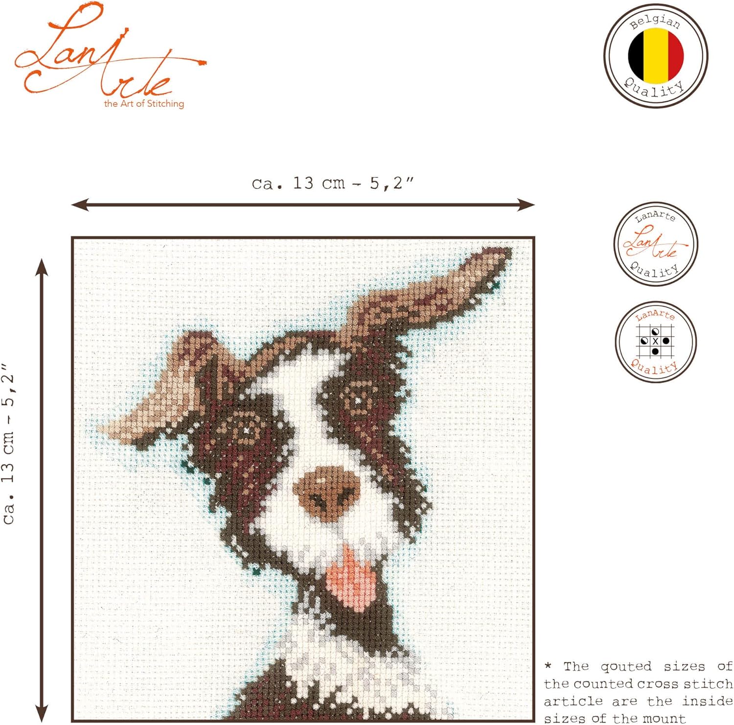 Lanarte Embroidery Kit, Small