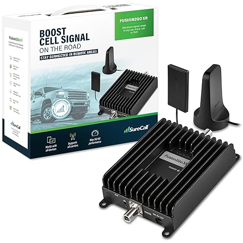 SureCall Fusion2Go XR Vehicle Cell Phone Signal Booster for Car,