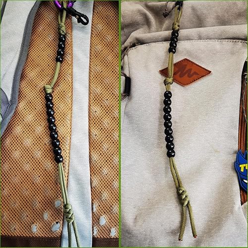 Miniatura 5 de 2 cuentas Ranger Pace Count de Army Ranger Pace, cuentas para contador de distancia, contador de rastros, senderismo, brújula, navegación terrestre,