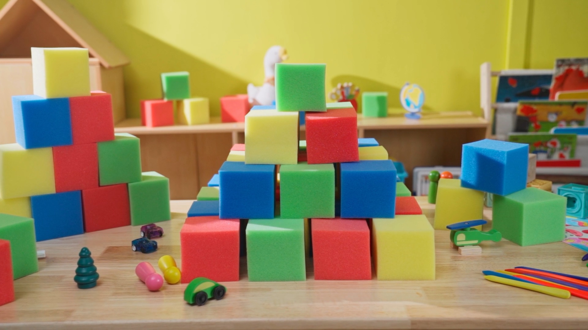 Amazon.com: 72 Pcs Foam Pit Cubes Blocks 3.1 x 3.1 x 3.1 Inch