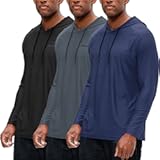 Men&apos;s Hoodie Long Sleeve Fishing Hiking Running Workout T-Shirts