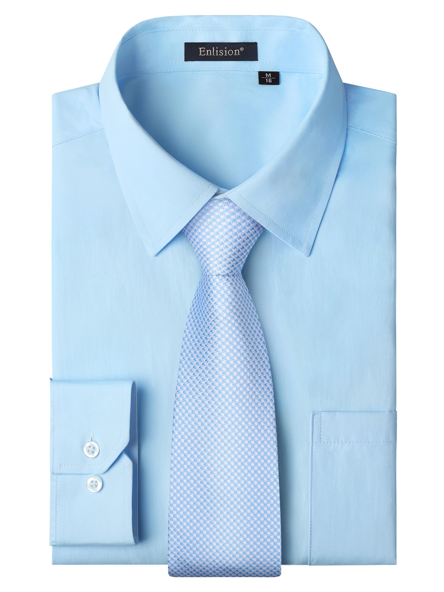 Enlision Mens Dress Shirts Long Sleeve Button Down Shirt