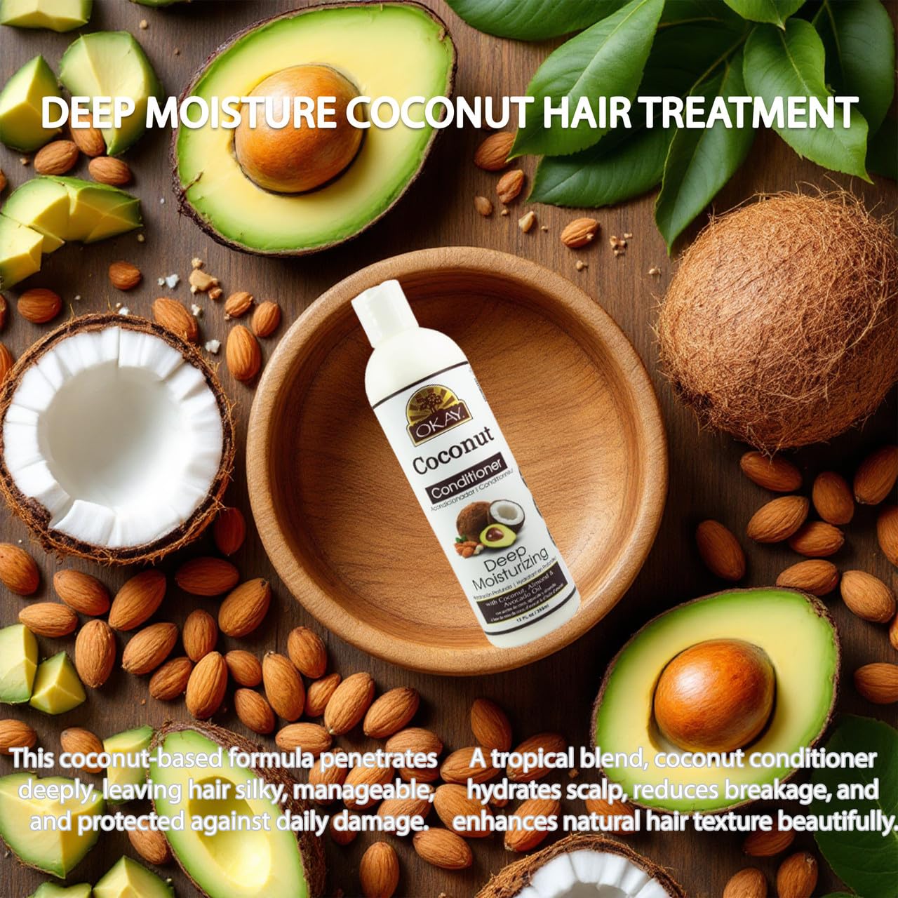 Amazon.com : OKAY Coconut Deep Moisturizing Conditioner 12oz