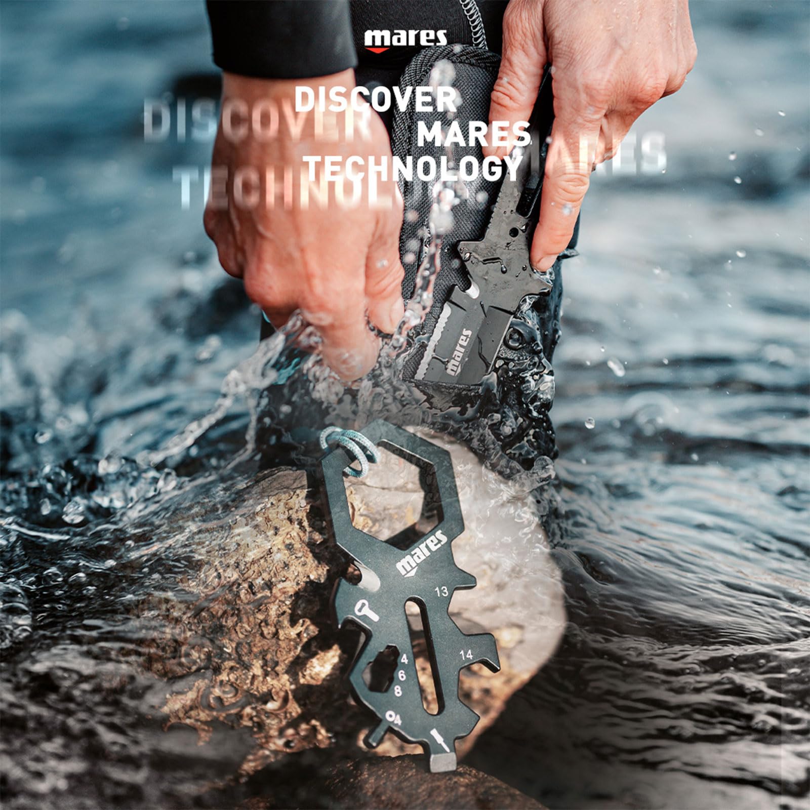 Snapklik.com : Mares Smarty Mini Multitool - Scuba Diving Multi-Purpose ...
