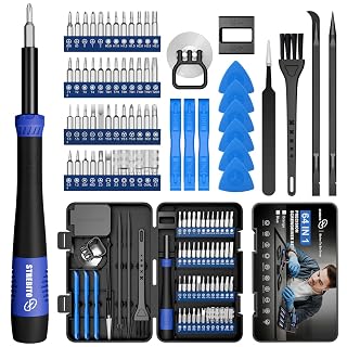STREBITO feinmechaniker schraubendreher set,64-teilig mit Hex Pentalobe,Mini schraubenzieher magnetisierten Bits für Computer, PC, Laptop, MacBook, Tablet, Telefon, Spielkonsolen, Controller, Brillen - Amazon product rated Grade A