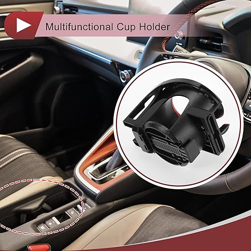 Miniatura 3 de 1 unids para la mayoría de los vehículos soporte ajustable de la taza del coche 2 en 1 soporte ajustable del teléfono soporte de la taza de