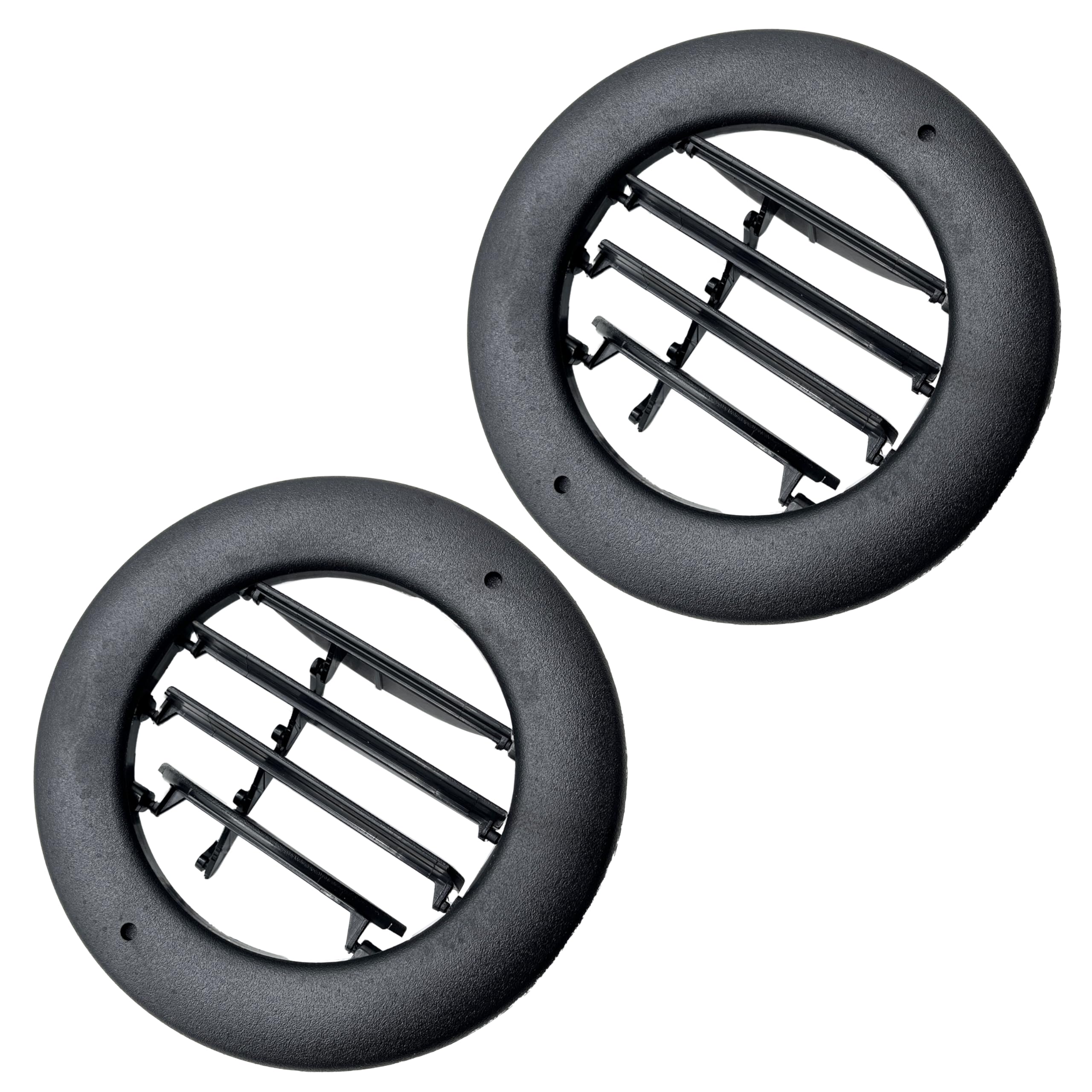 Grungelweal 1 Pair Headliner Ceiling Roof AC Heat Air Vent Outlet,Louvre Vent Air Compatible with 2011-2014 Lincoln Navigator Ford Expedition Air Vent Headliner Round Duct Roof Vent BL1Z-19893-AA