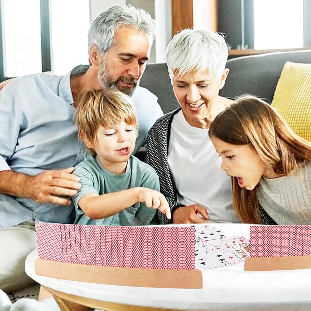 Foto 7 de 7 de MXTIMWAN 2 Soportes para Tarjetas para niños, Soporte de Tarjetas de Juego de Madera, 34 cm, Manos Libres