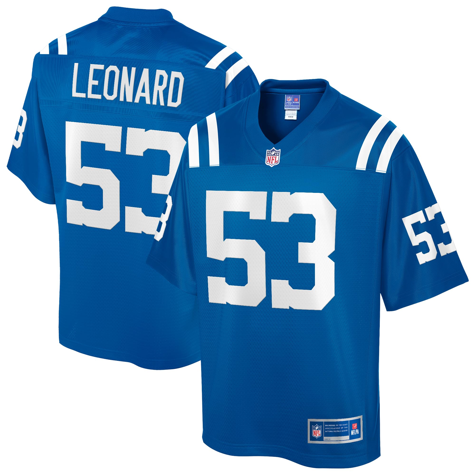 Men's Shaquille Leonard Royal Indianapolis Colts Team Player Jersey