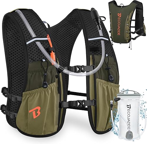 Miniatura 26 de Chaleco de Hidratación Mochila para Correr para Hombres Mujeres, Mochila de Hidratación Ligera de 5L para Correr, Chaleco de Hidratación para