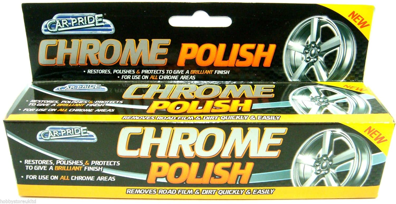 Car Pride Chrome Polish Metal Polish Restorer Protector Paste Car Wheel