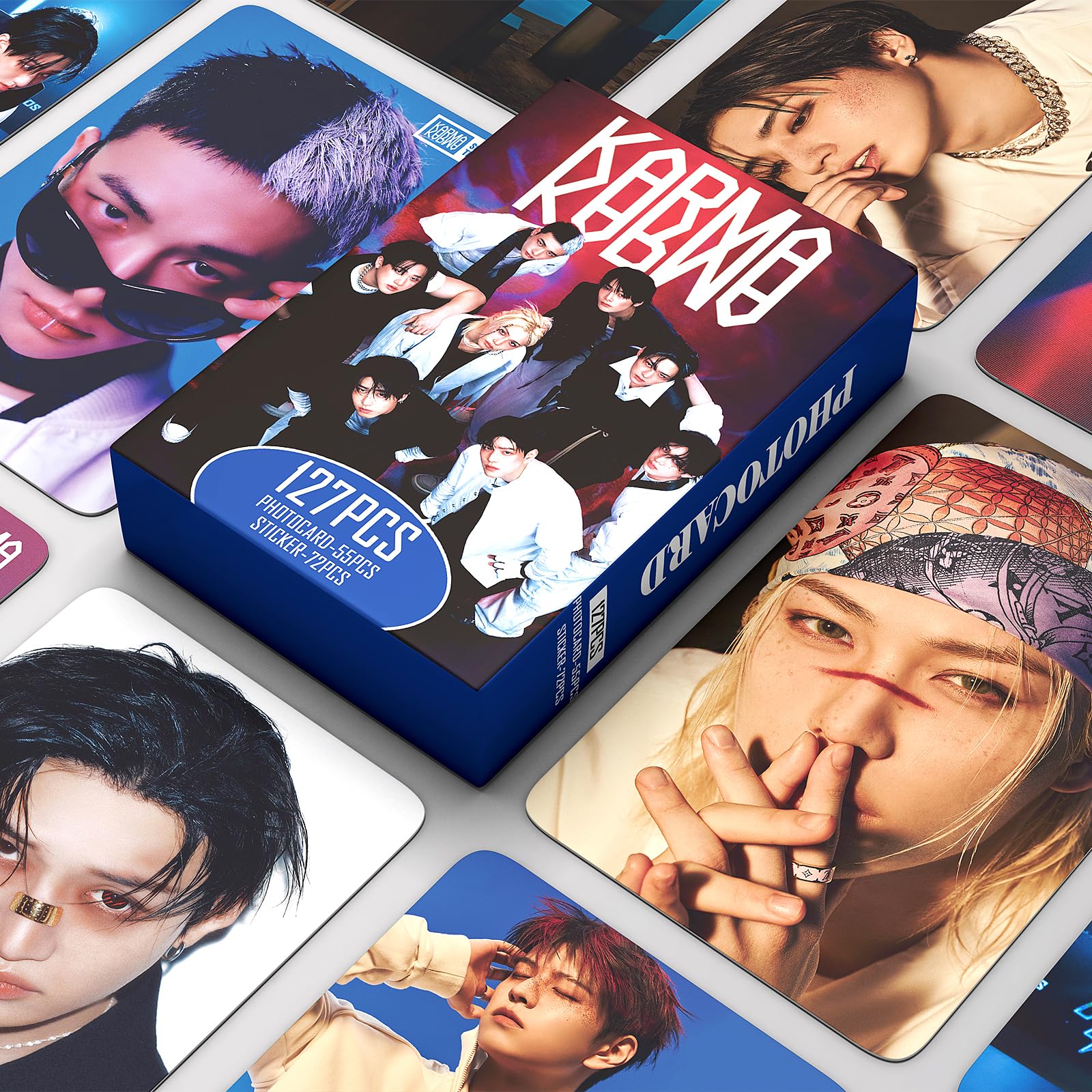 Stray Kids スキズ KARMA カード セット　シリアル12枚付 Amazon.com: Stray Kids KARMA Album Photocards 127PCS KARMA Photo