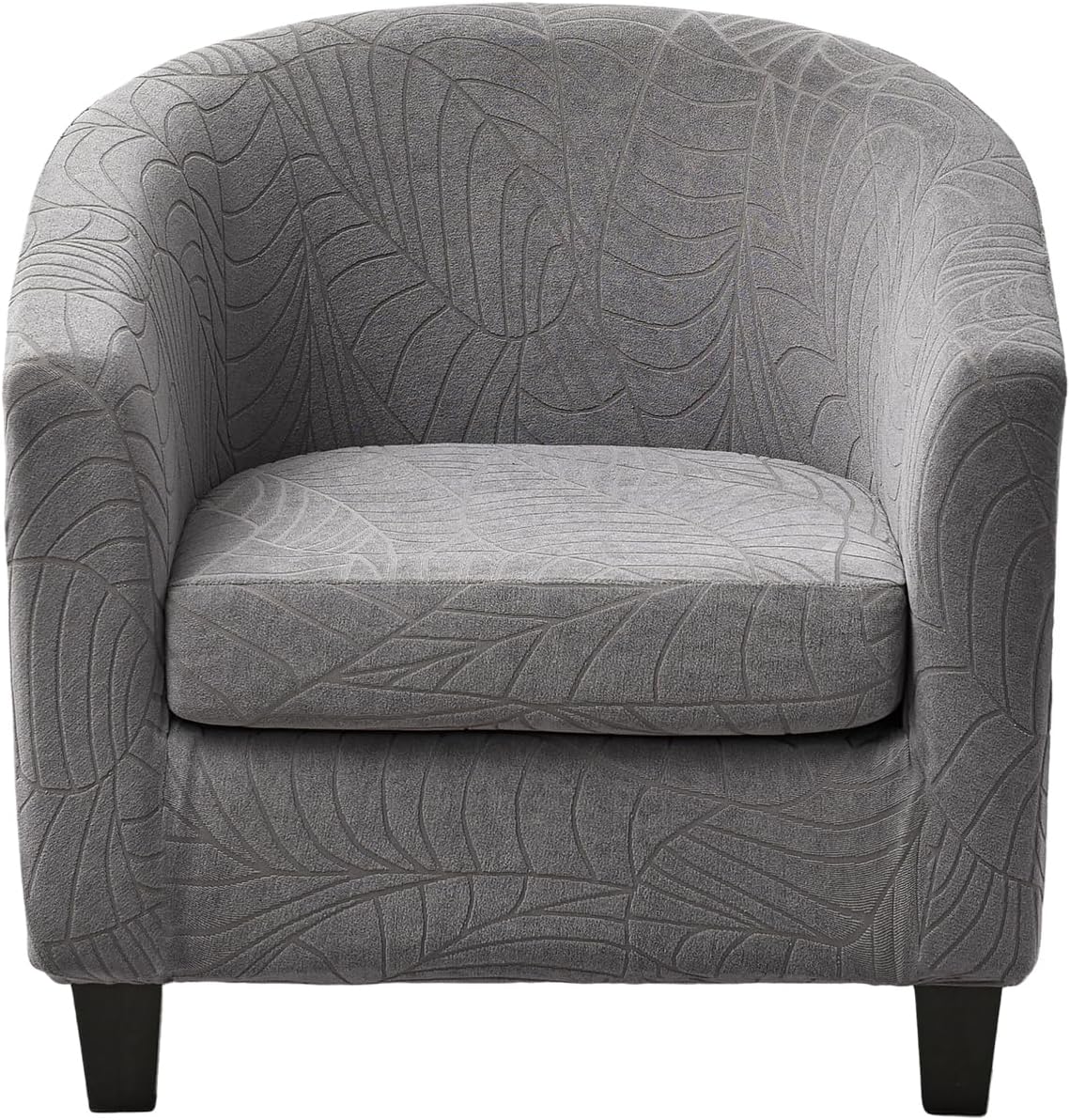 HAOYONG Club Chair Slipcover 2 Piece Stretch Jacquard