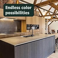 Vista 5 de Rubio Monocoat Precolor Easy, tinte y pre-tratamiento para madera a base de agua de secado rápido, 20 pies² - Blanco Alpaca Tinte de unión