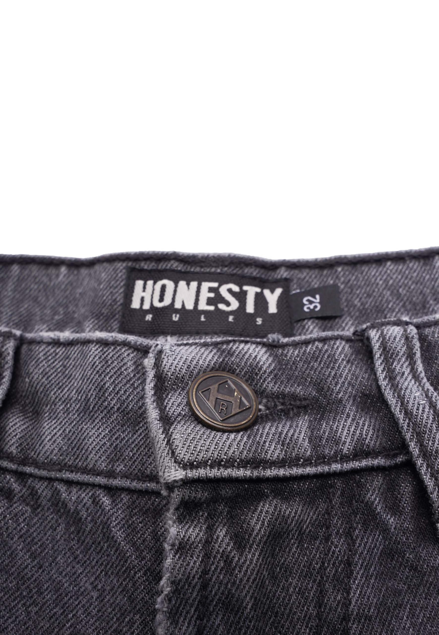 Honesty Rules Spodenki uniseks Baggy Jeans z bawełny ekologicznej