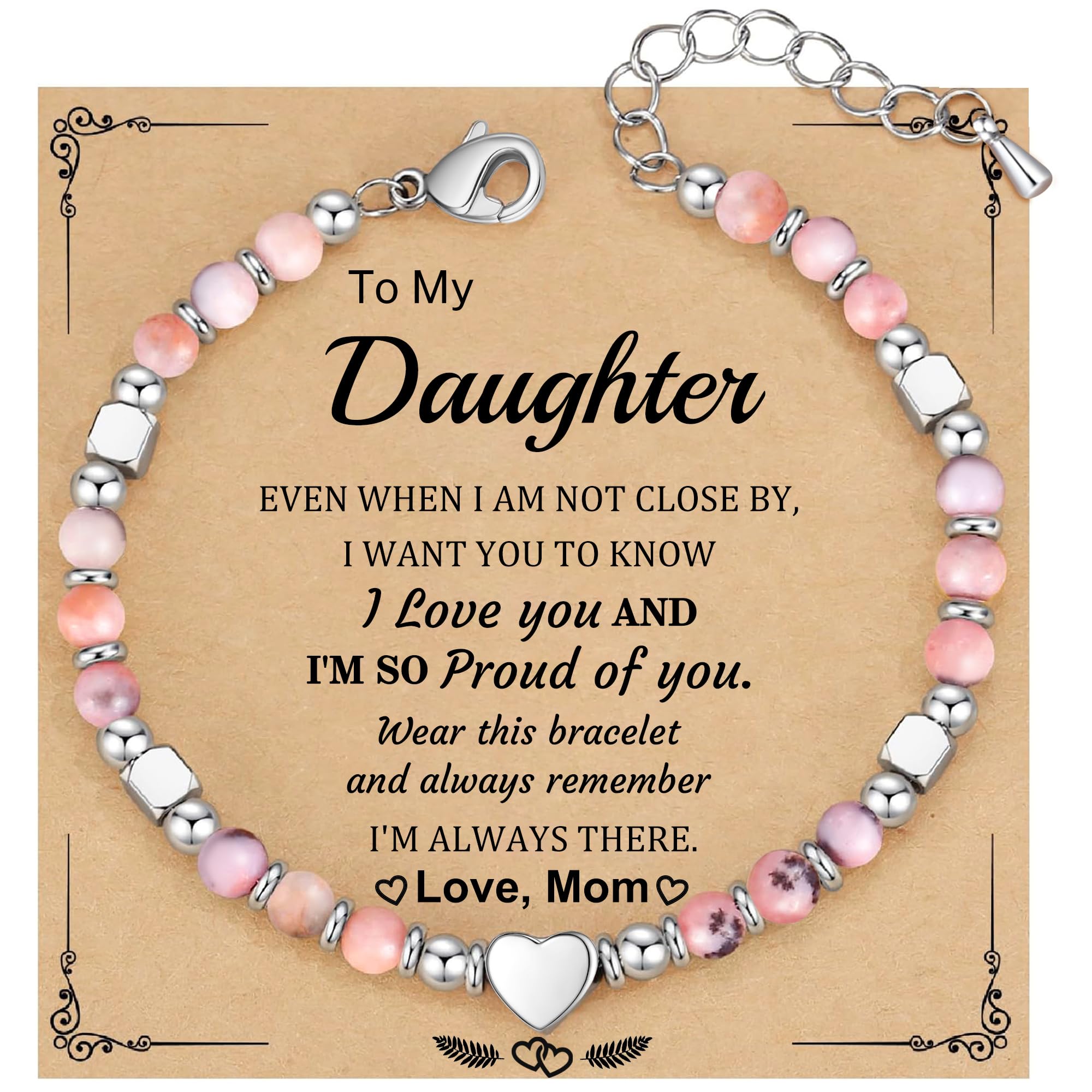Best Friend Bracelet Gifts for Women Sister Bestie, Christmas Gift for Teens Mom Daughter Granddaughter Birthday Gift for Her Stocking Stuffers