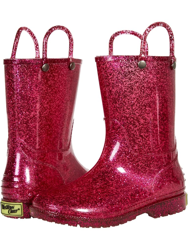 Pink Western Chief Glitter Rain Boots (Toddler/Little Kid)