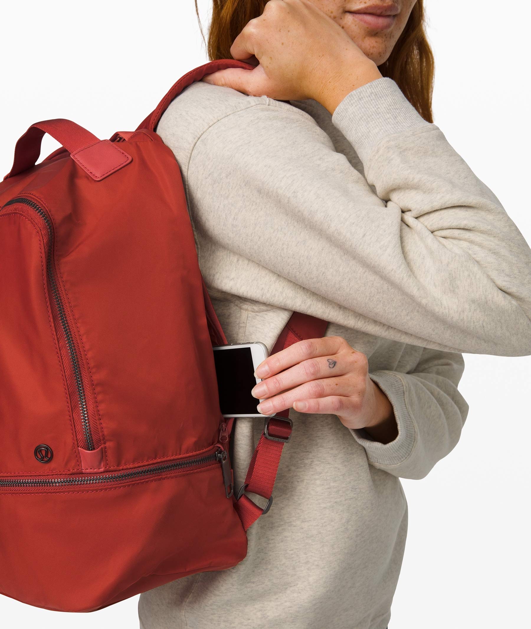 lululemon backpack red Athletica Lululemon New Crew (Red Merlot) : Buy Online at Best Price in KSA and water Orange Lululemon Backpack Review |
